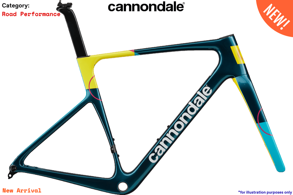 Cannondale SuperSix Evo5 Hi-Mod - DTE - Deep Teal - Frame Kit